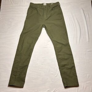 Flint and Tinder 365 Pants Mens 32x32* Green Tapered Slim Fit Soft Stretch